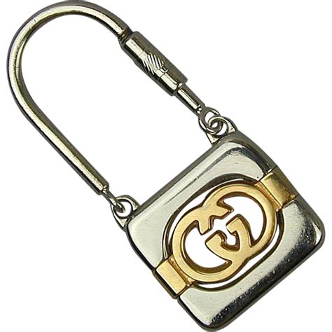 gucci gold key ring|vintage gucci keyring.